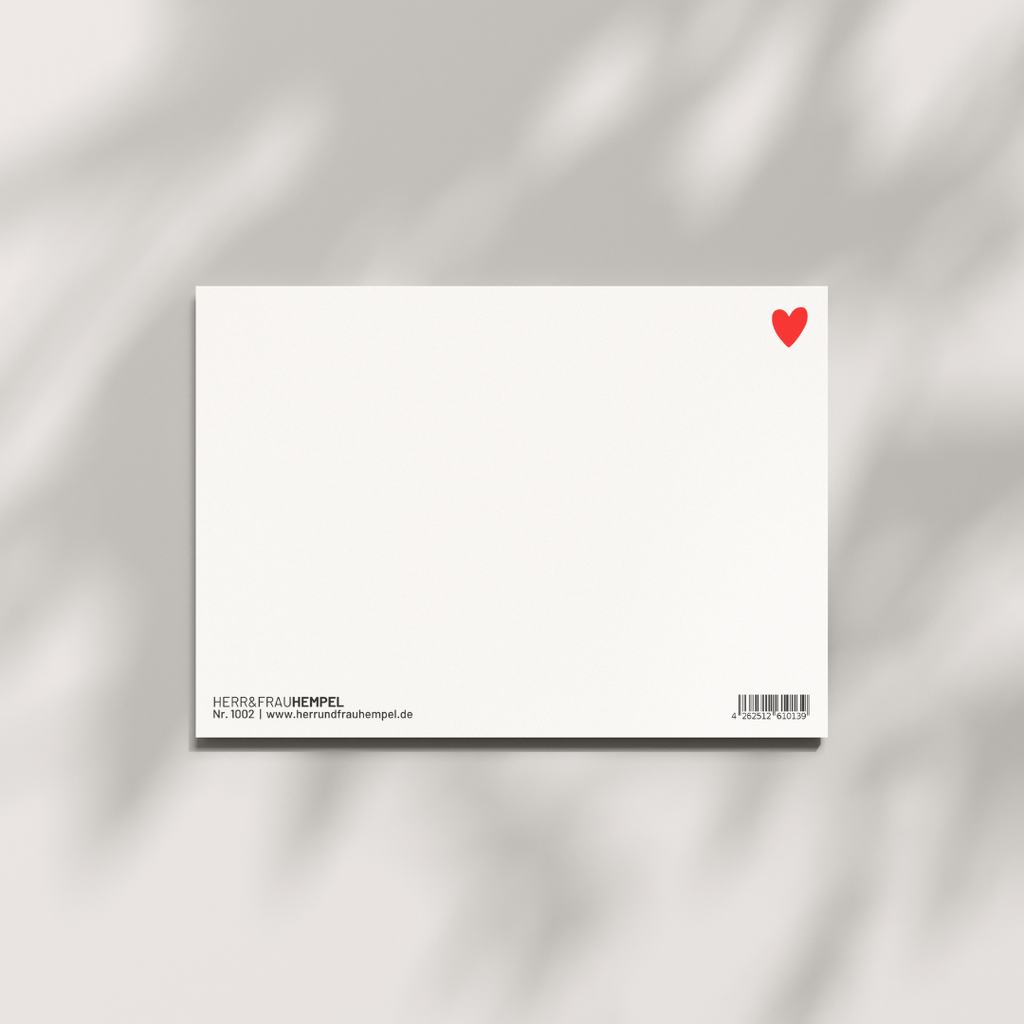 Postkarte - DU BIST WUNDERBAR