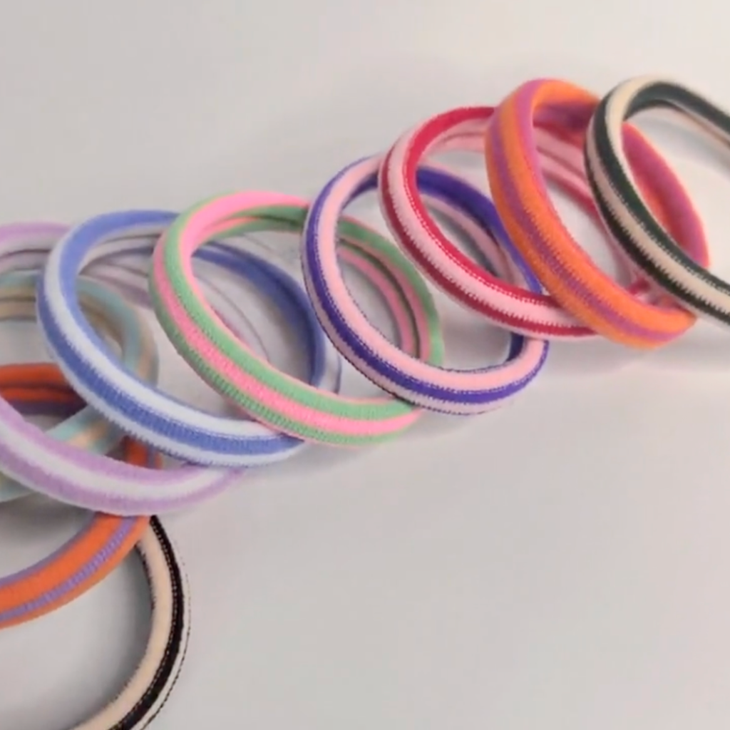 Haargummis - Lulu | orange - pink