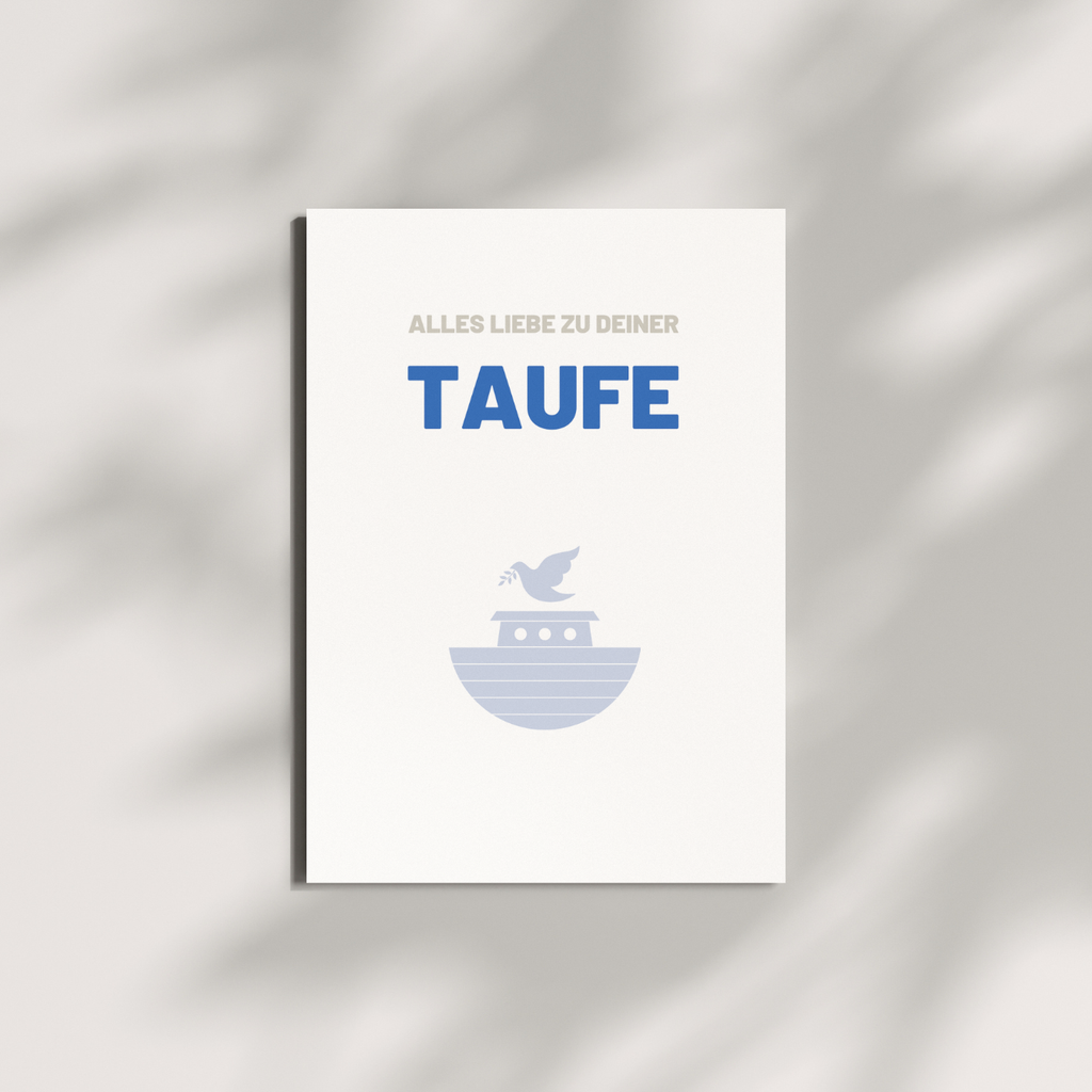 Postkarte - ZUR TAUFE
