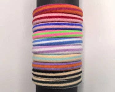 Haargummis - Lulu | weiß - blau