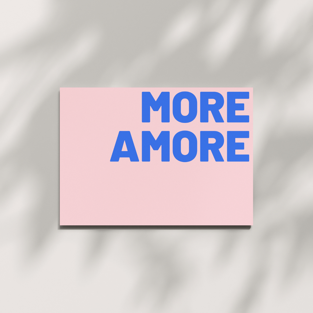 Postkarte - MORE AMORE