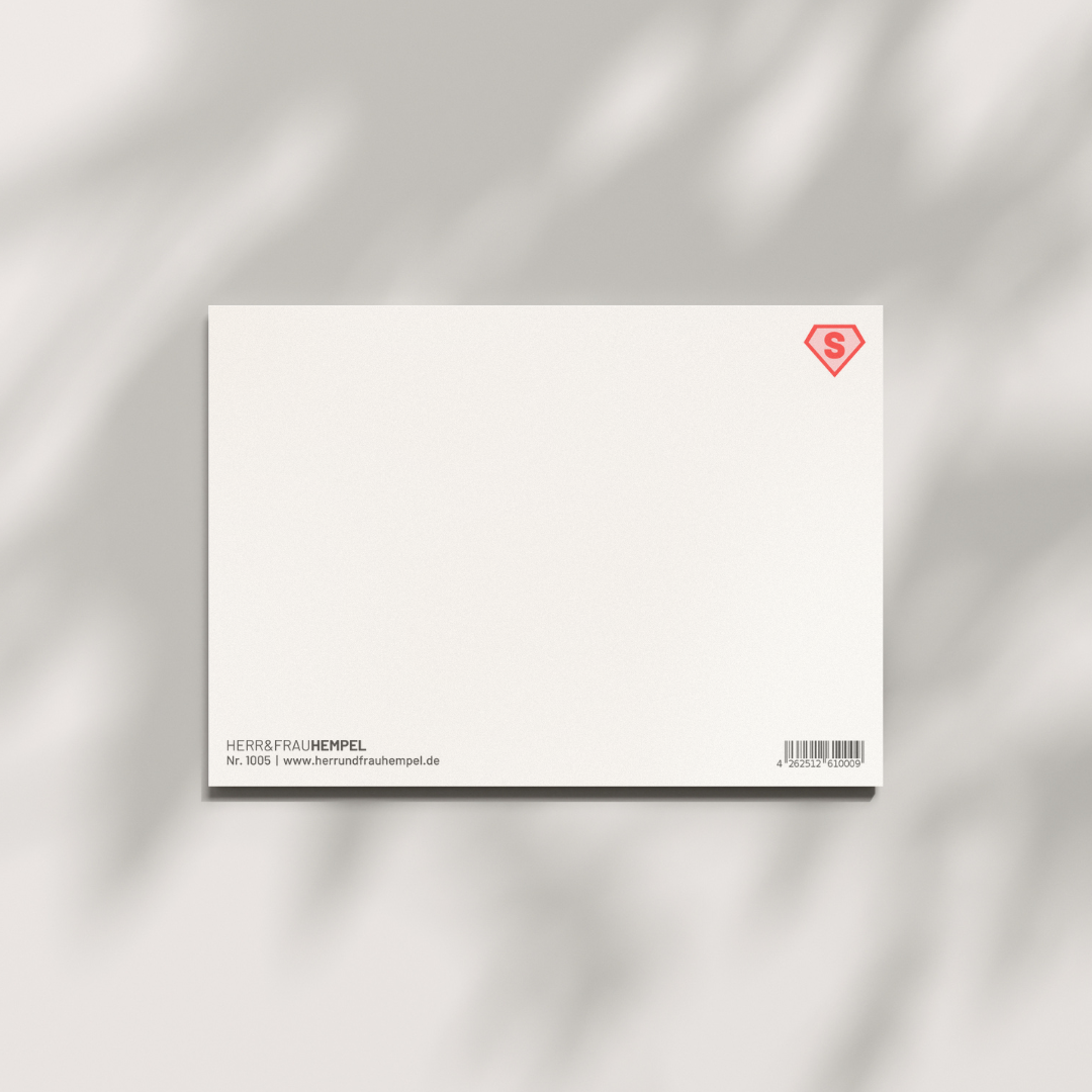 Postkarte - SUPERMAMA