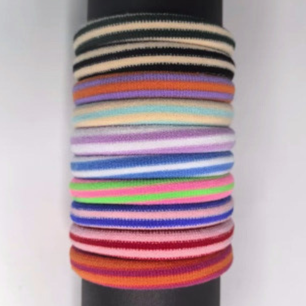 Haargummis - Lulu | beige - dunkelgrün