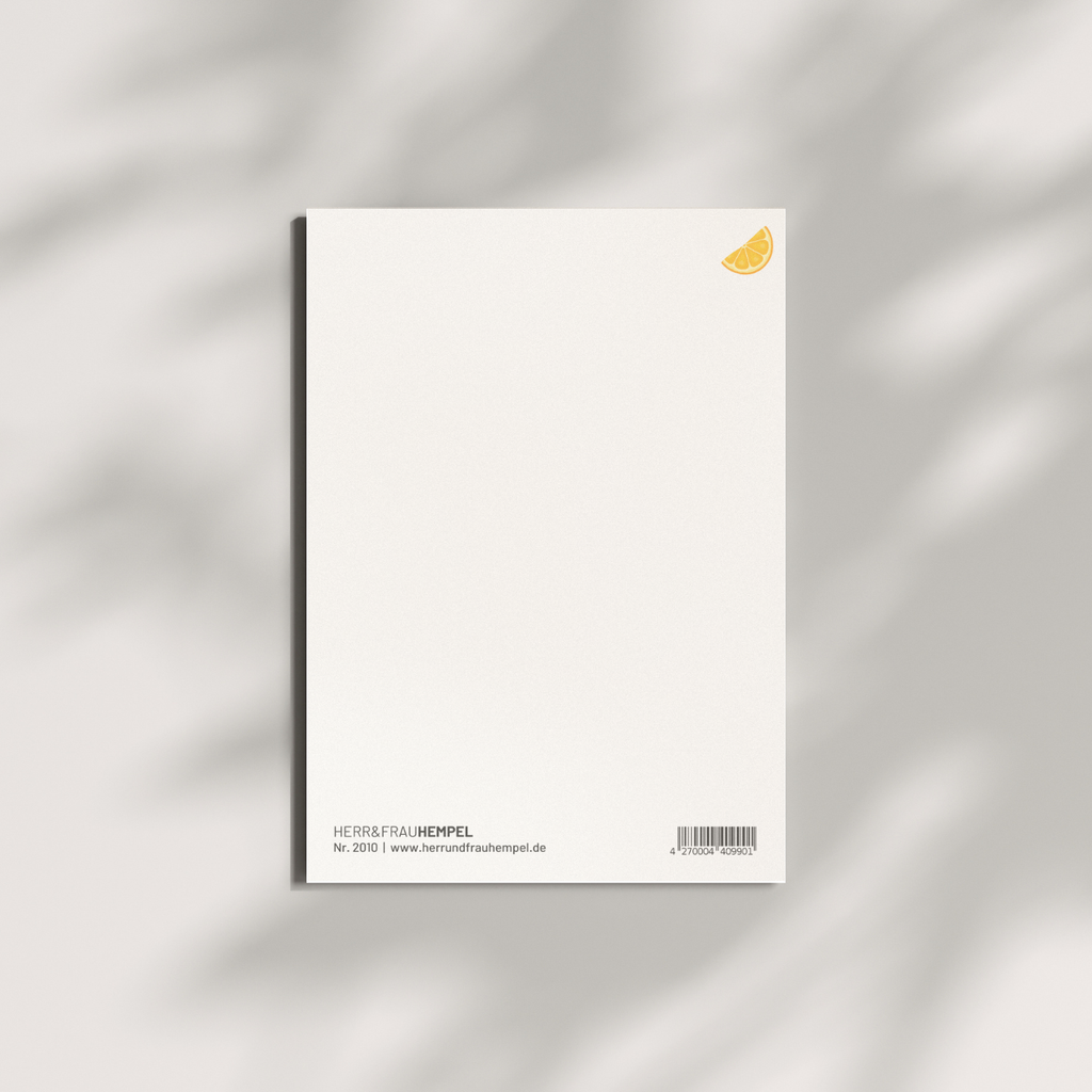 Postkarte - AUF DICH!