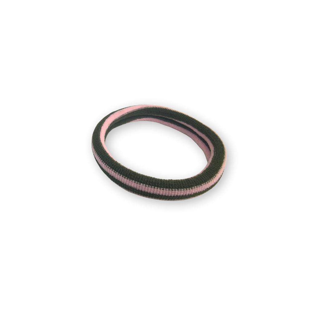 Haargummis - Lulu | rosa - dunkelgrün