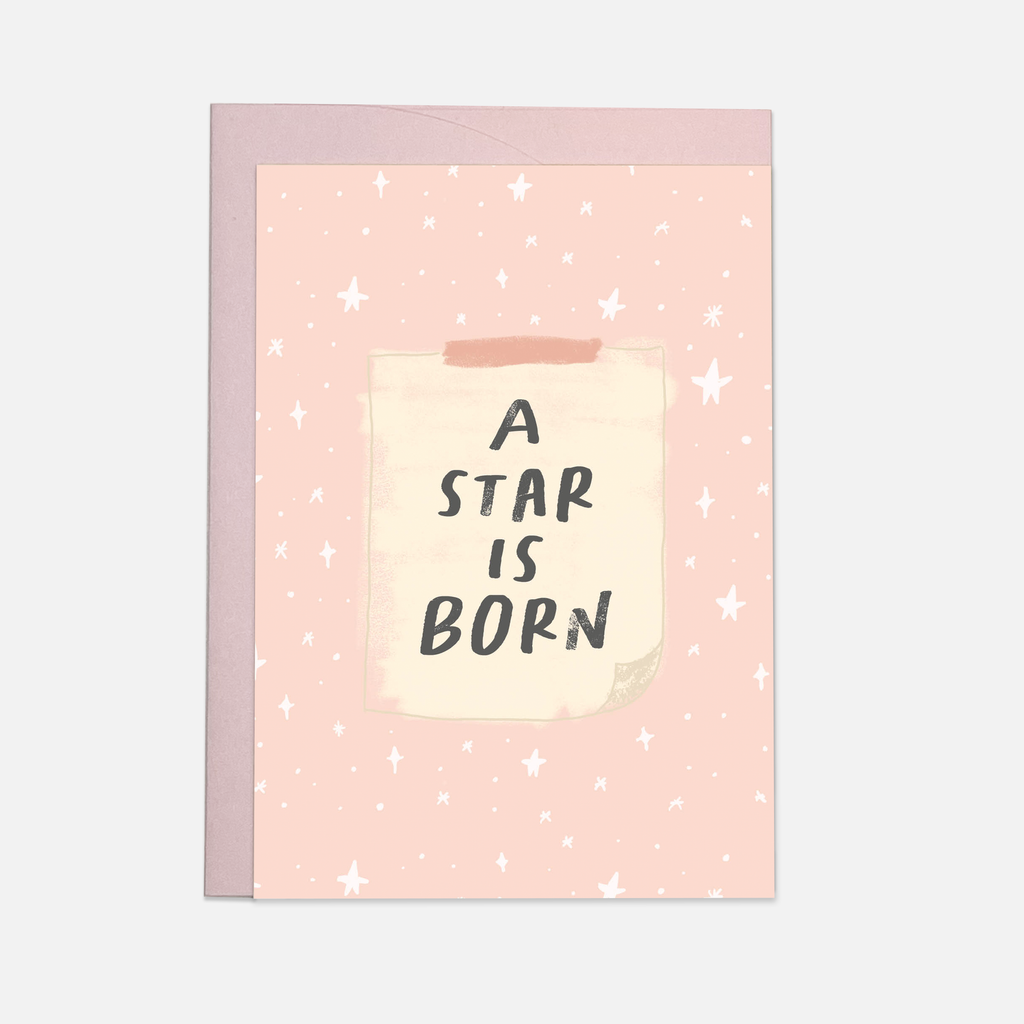 A star is born Grußkarte