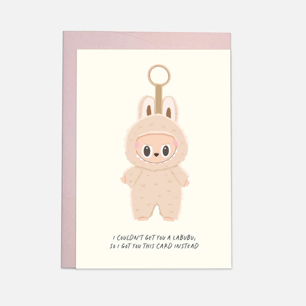 Couldn't get a labubu Grußkarte