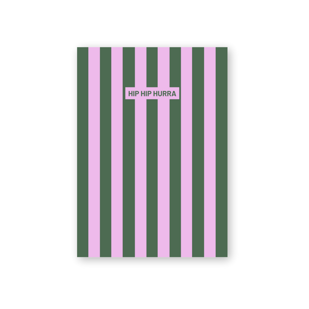 Postkarte - HIP HIP HURRA