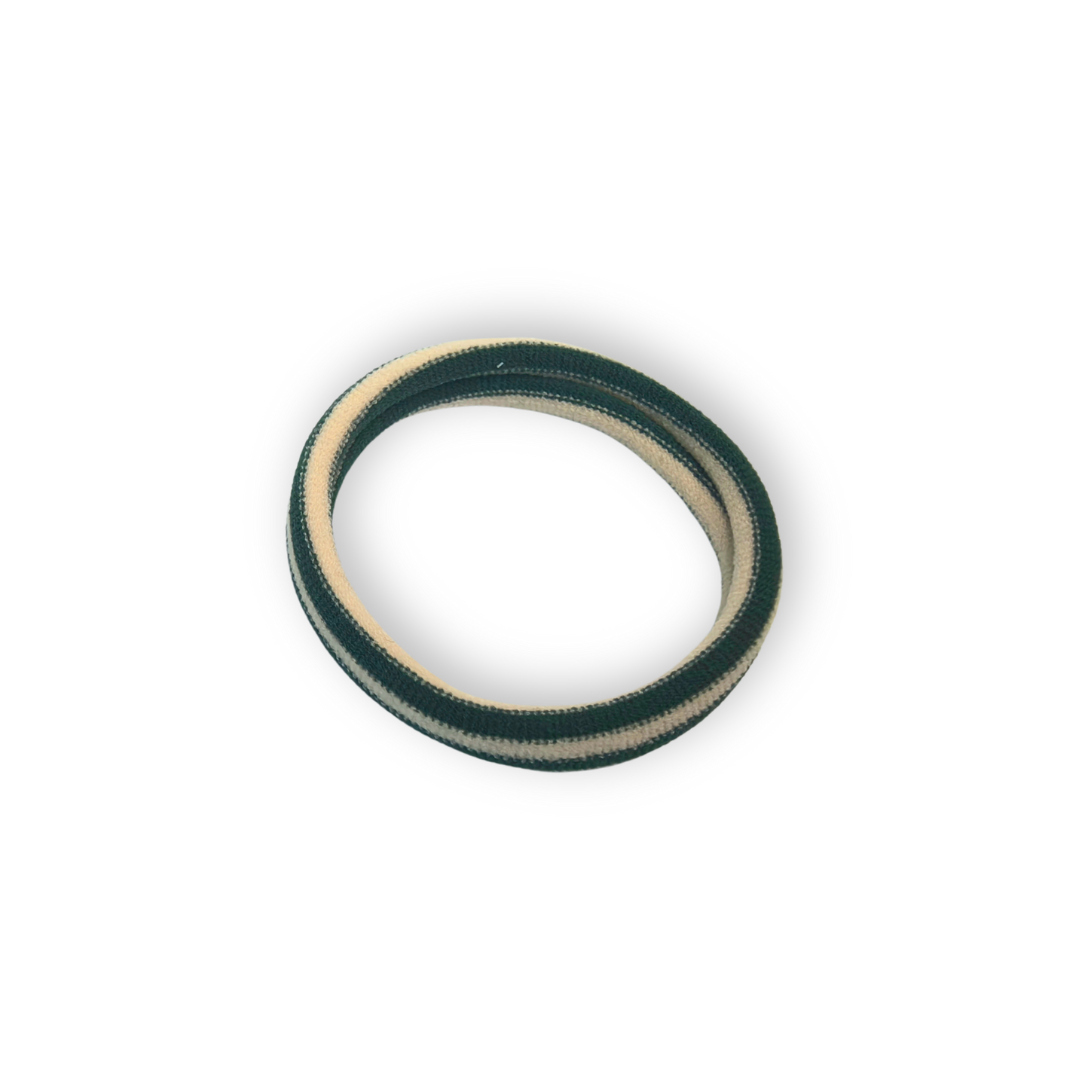 Haargummis - Lulu | beige - dunkelgrün