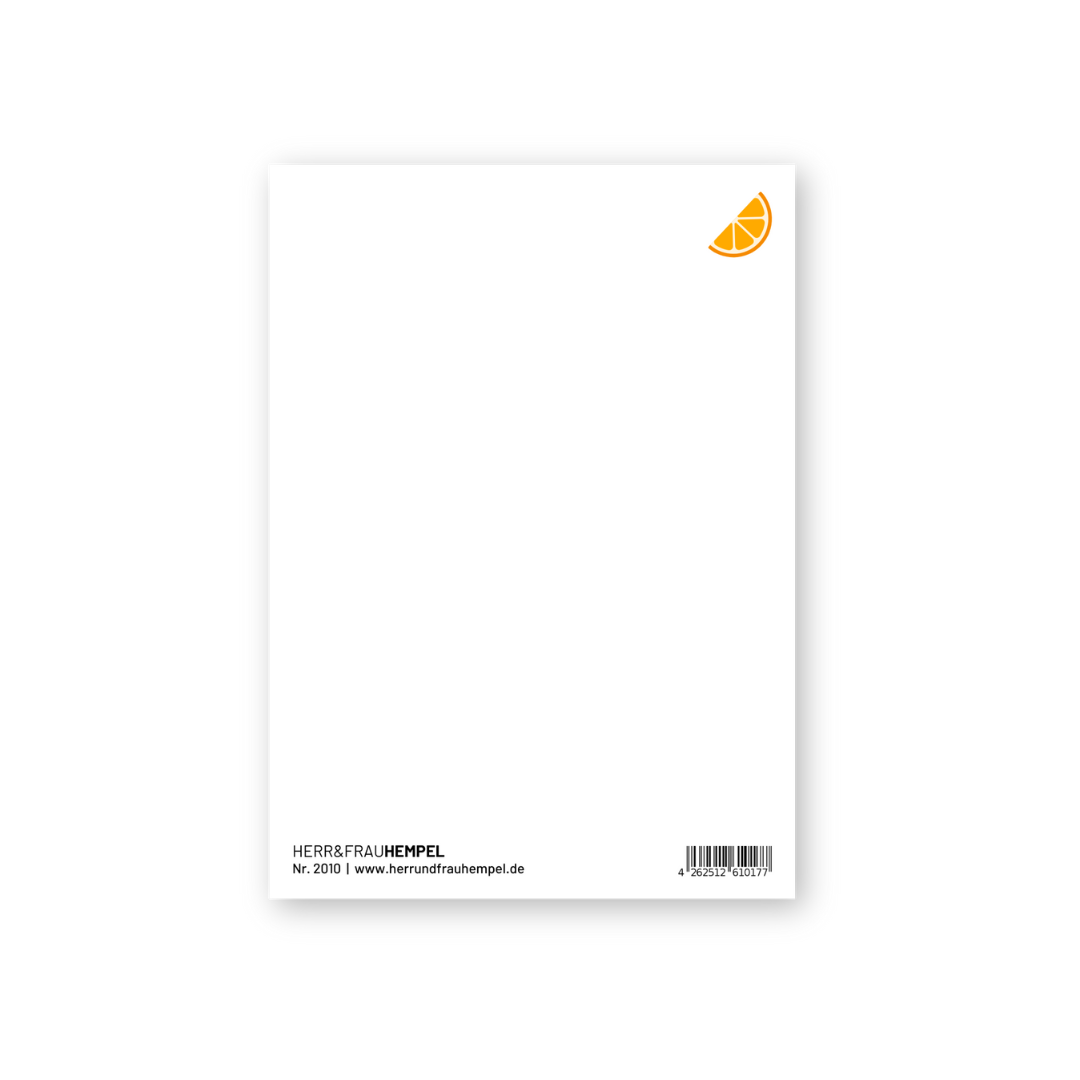 Postkarte - AUF DICH!