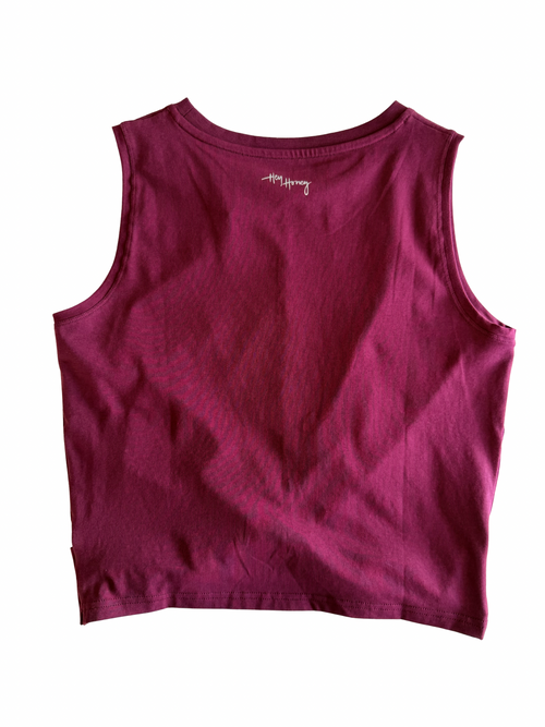 Cropped Top wine