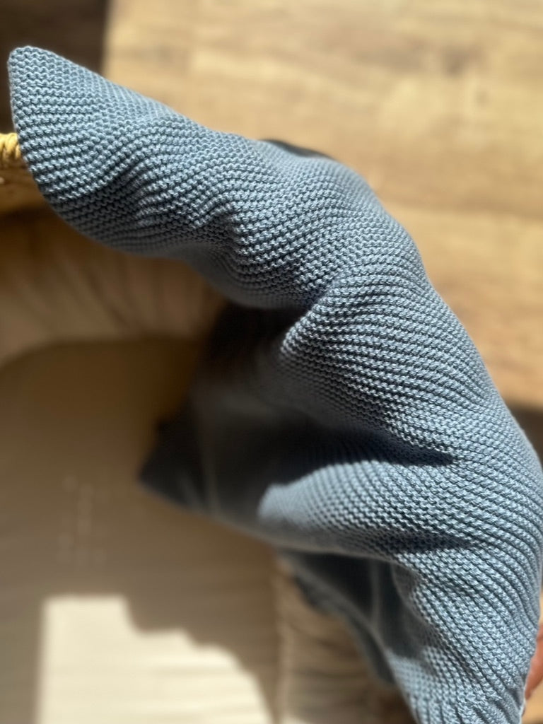 Babydecke Misty Blue