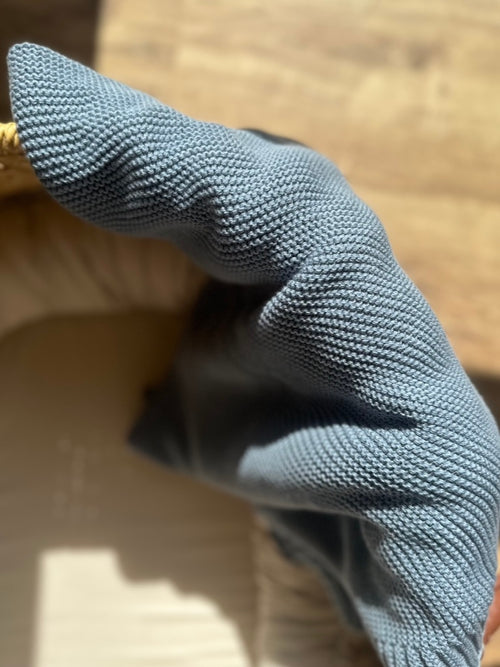 Babydecke Misty Blue