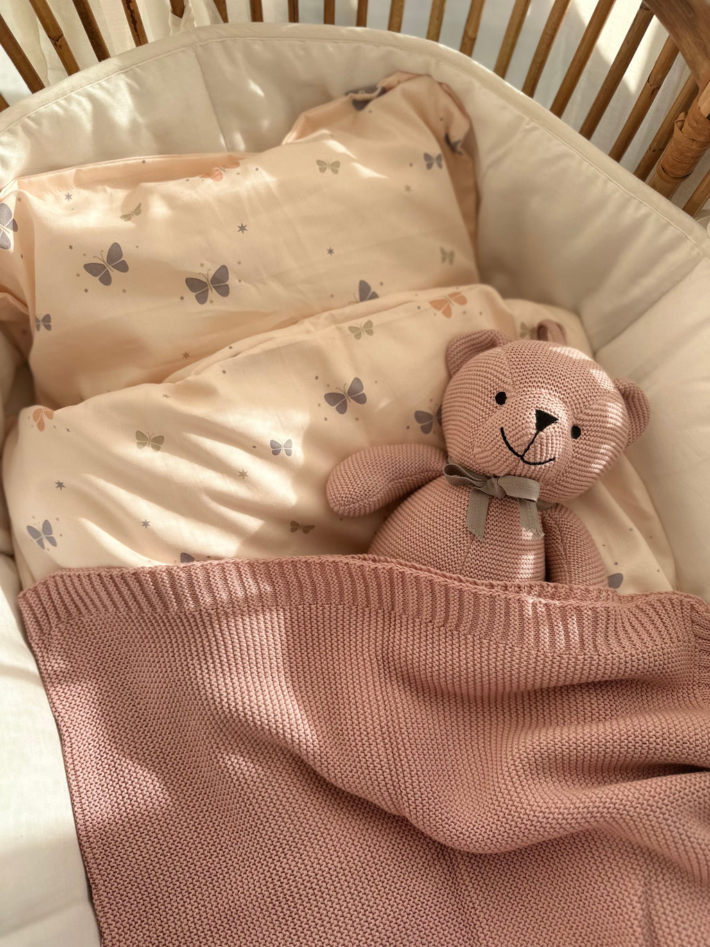 Babydecke Misty Rose