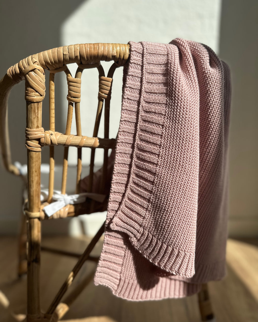 Babydecke Misty Rose