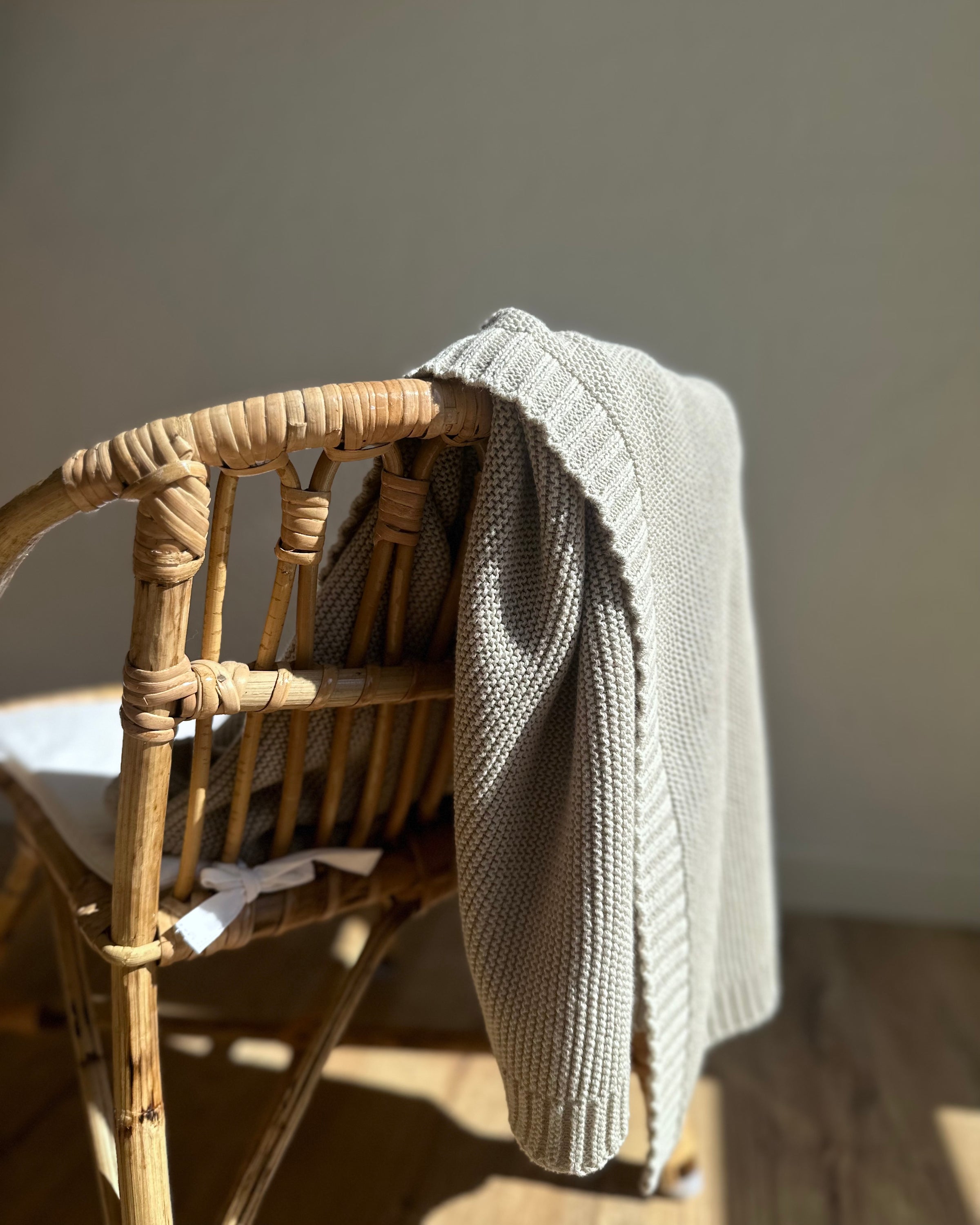 Babydecke Oyster Grey