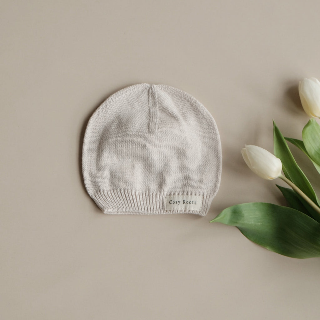 Organic Thin Knit Beanie