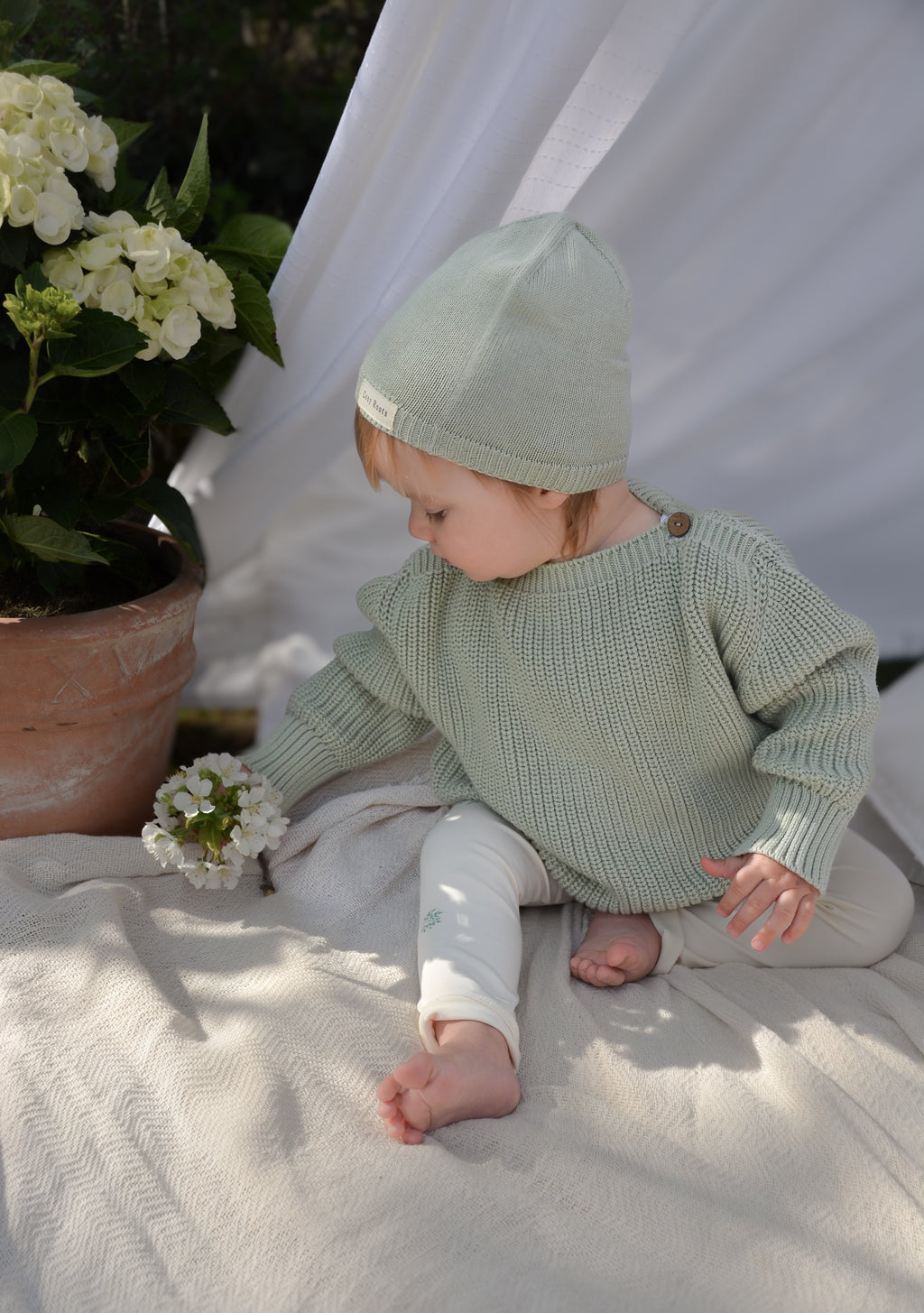 Organic Thin Knit Beanie