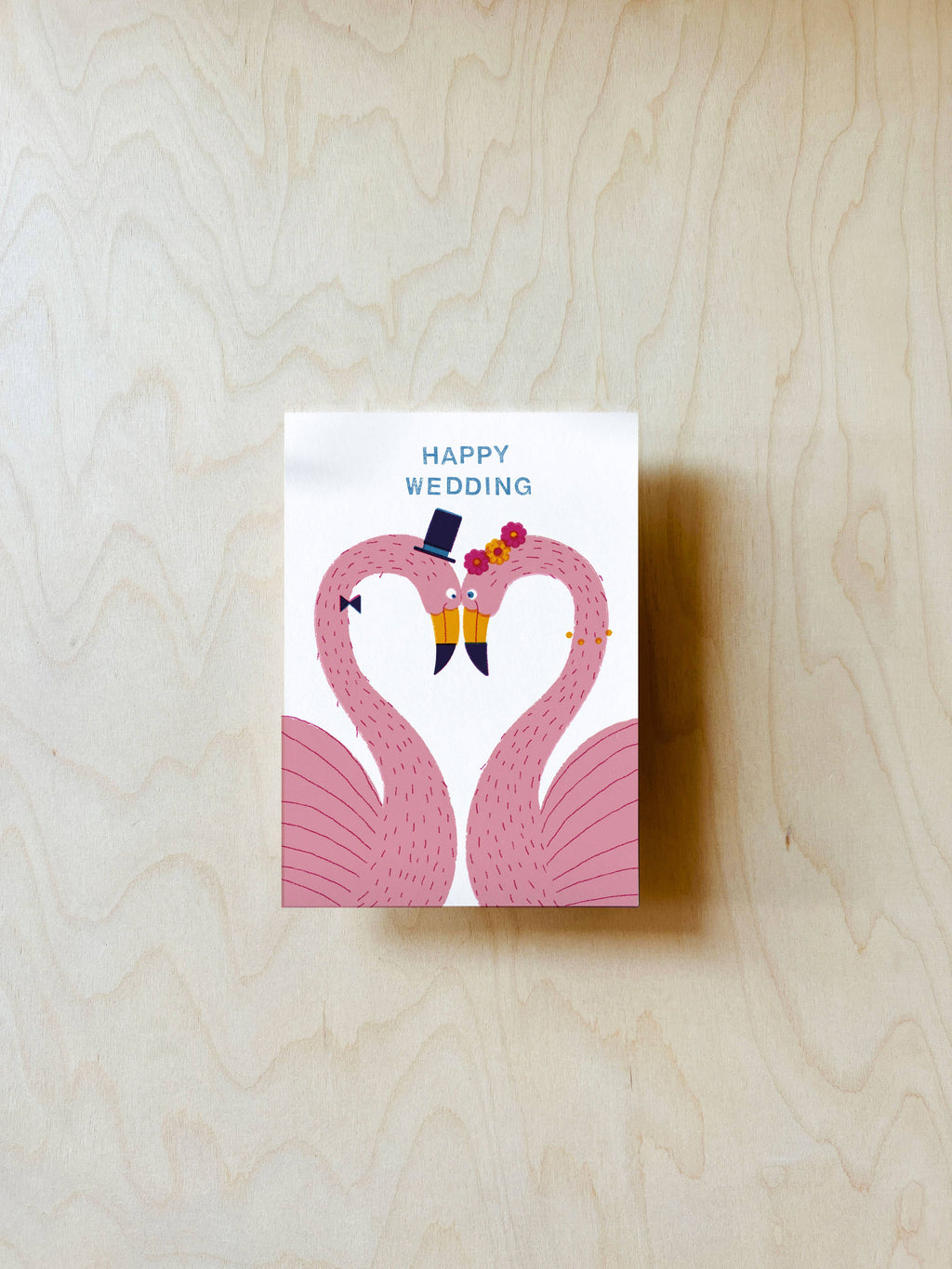 Flamingo Postkarte DIN A6