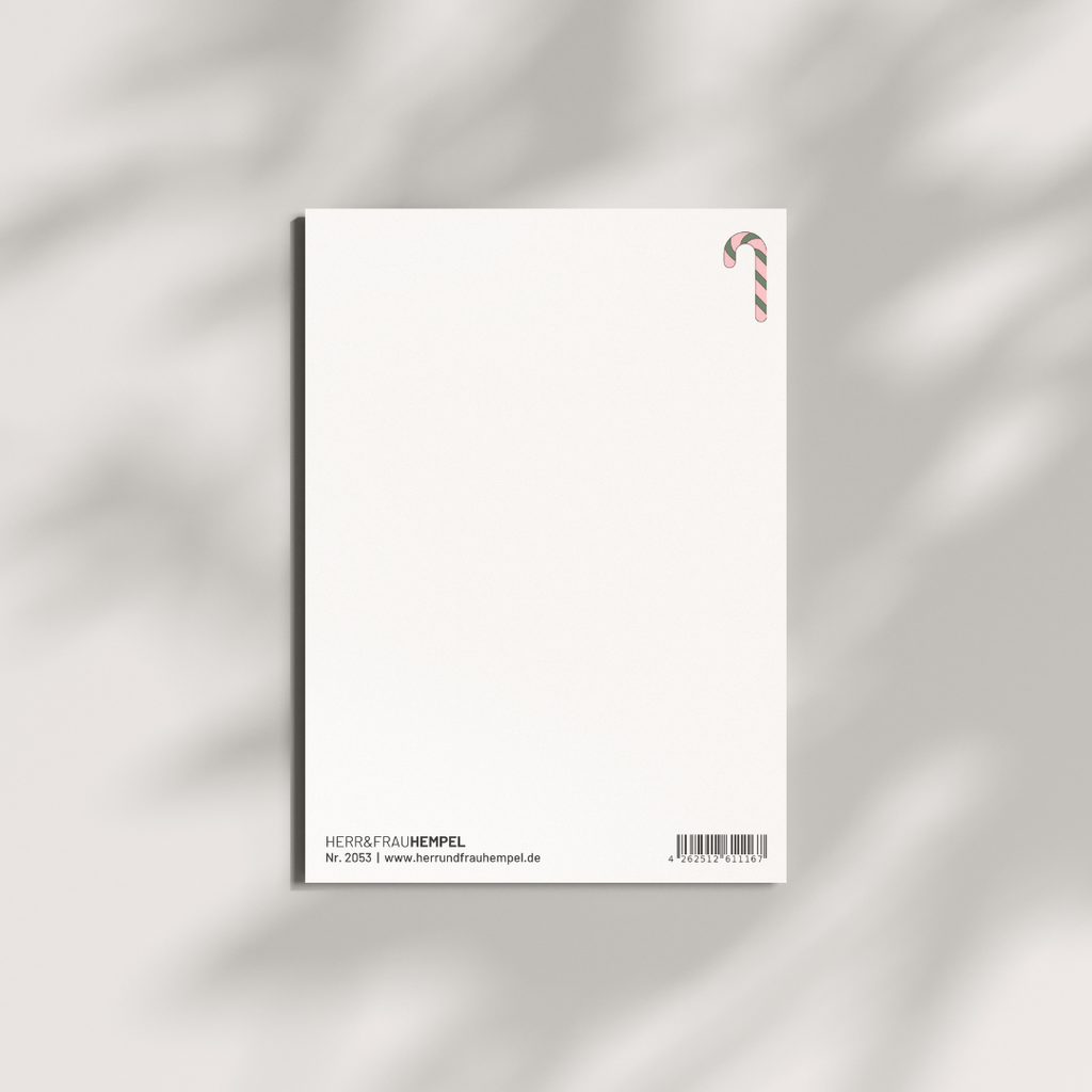 Postkarte - fröhliche Weihnachten