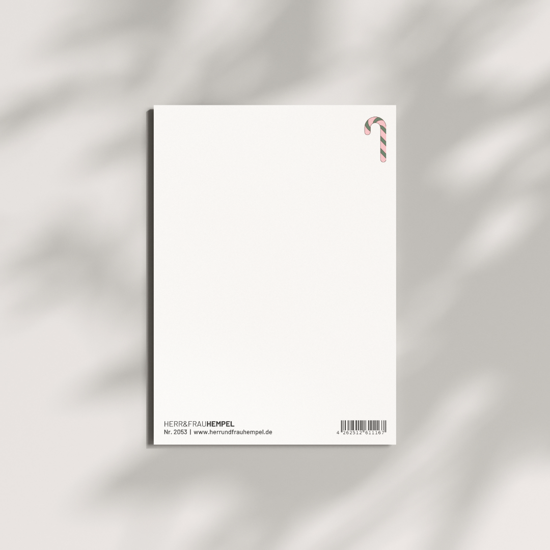 Postkarte - fröhliche Weihnachten