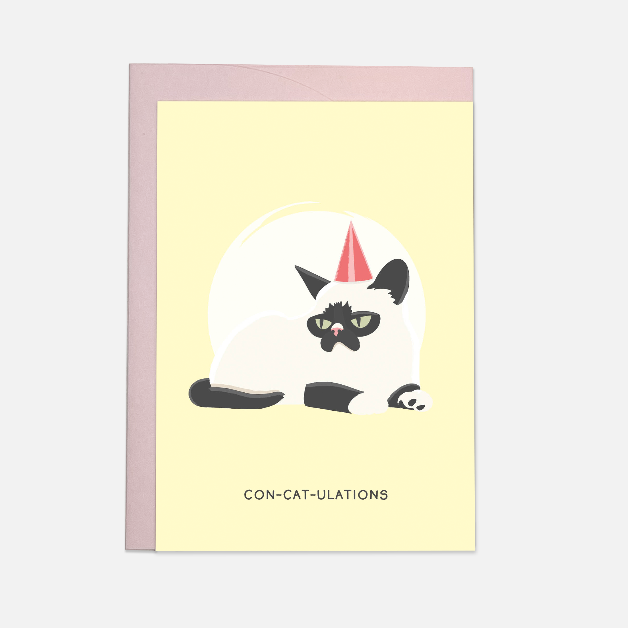 Con-cat-ulations - Grußkarte