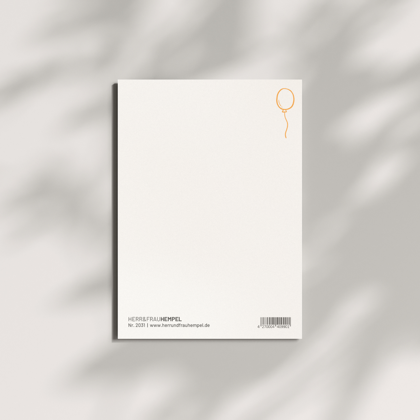 Postkarte - HOCH SOLLST DU LEBEN